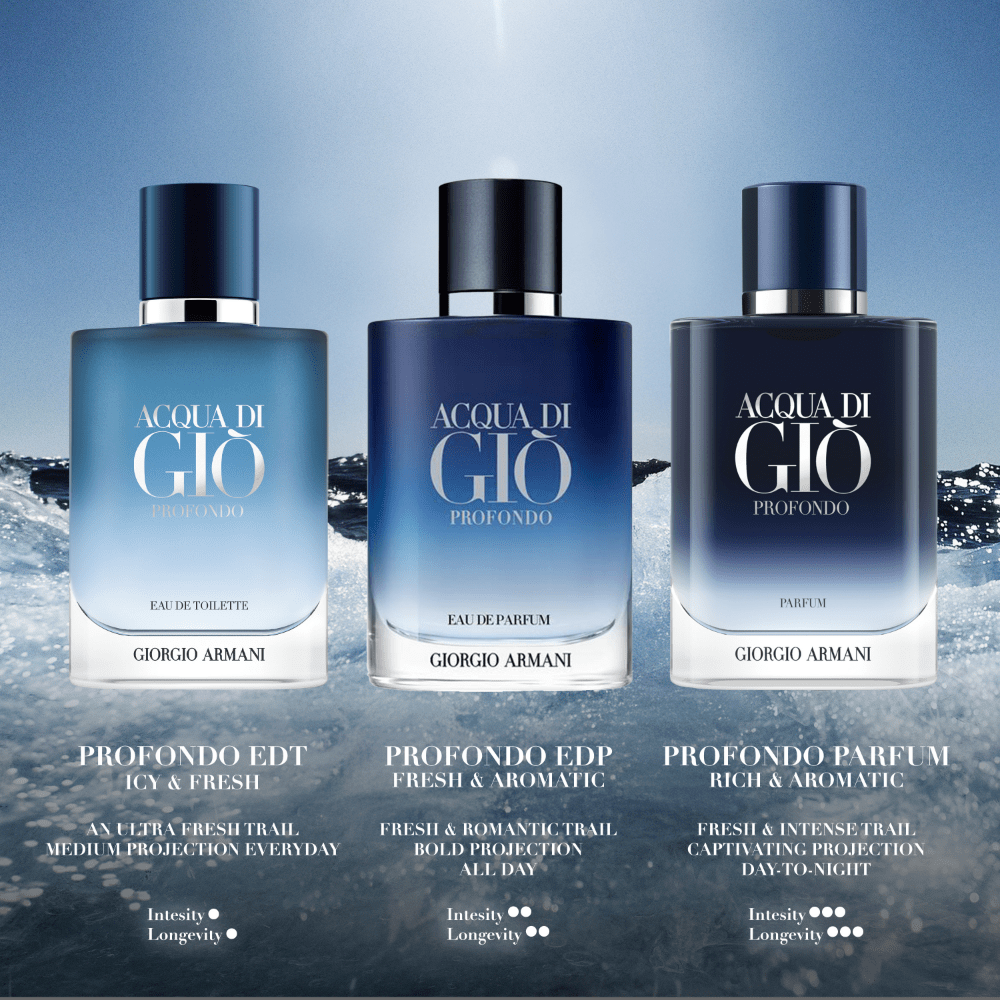 Giorgio Armani Acqua Di Gio Pour Homme Profondo Eau De Toilette 100ml