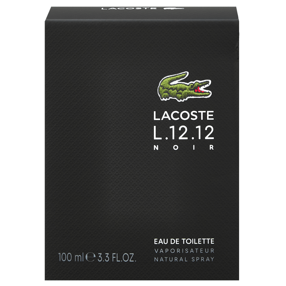 Lacoste L.12.12 Noir Men Eau De Toilette 100ml
